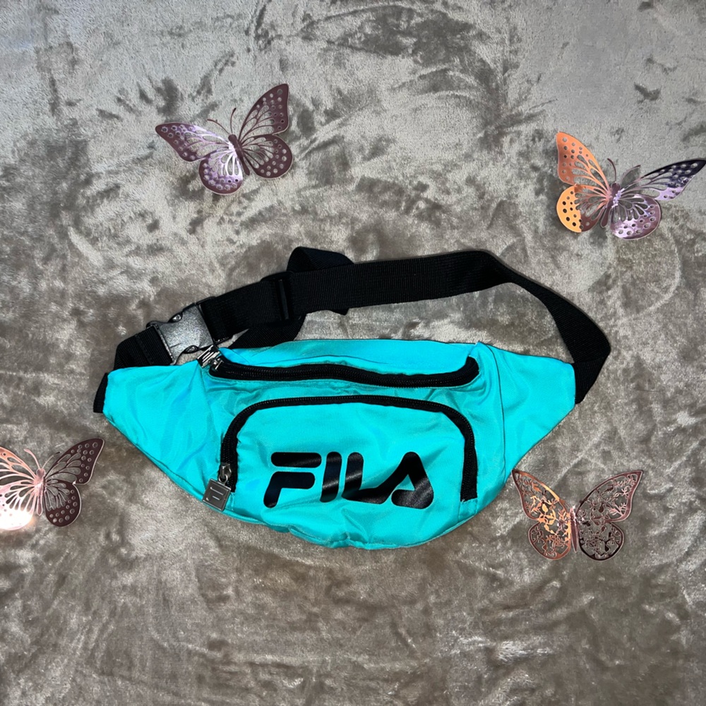 Teal FILA Fanny Pack